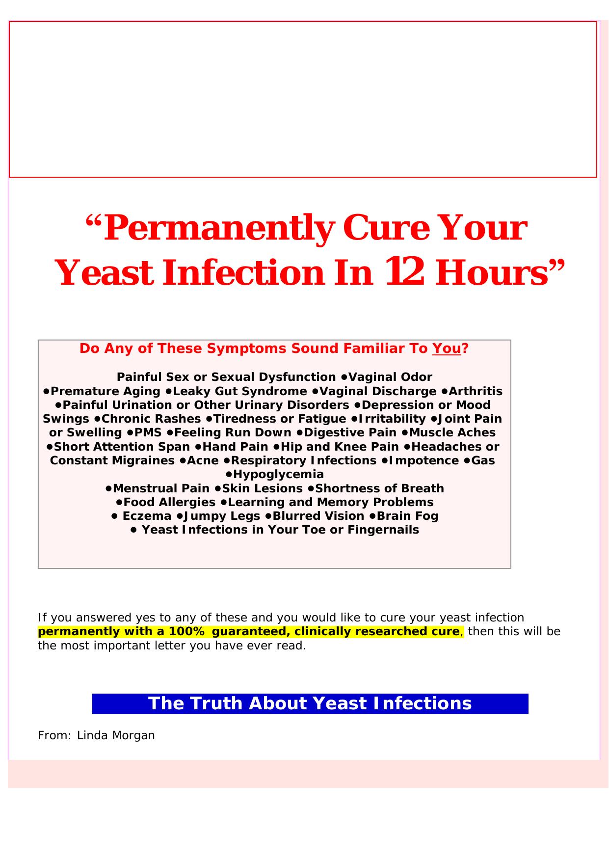 Beat Yeast Infections. by Best of Kuszter's Collection