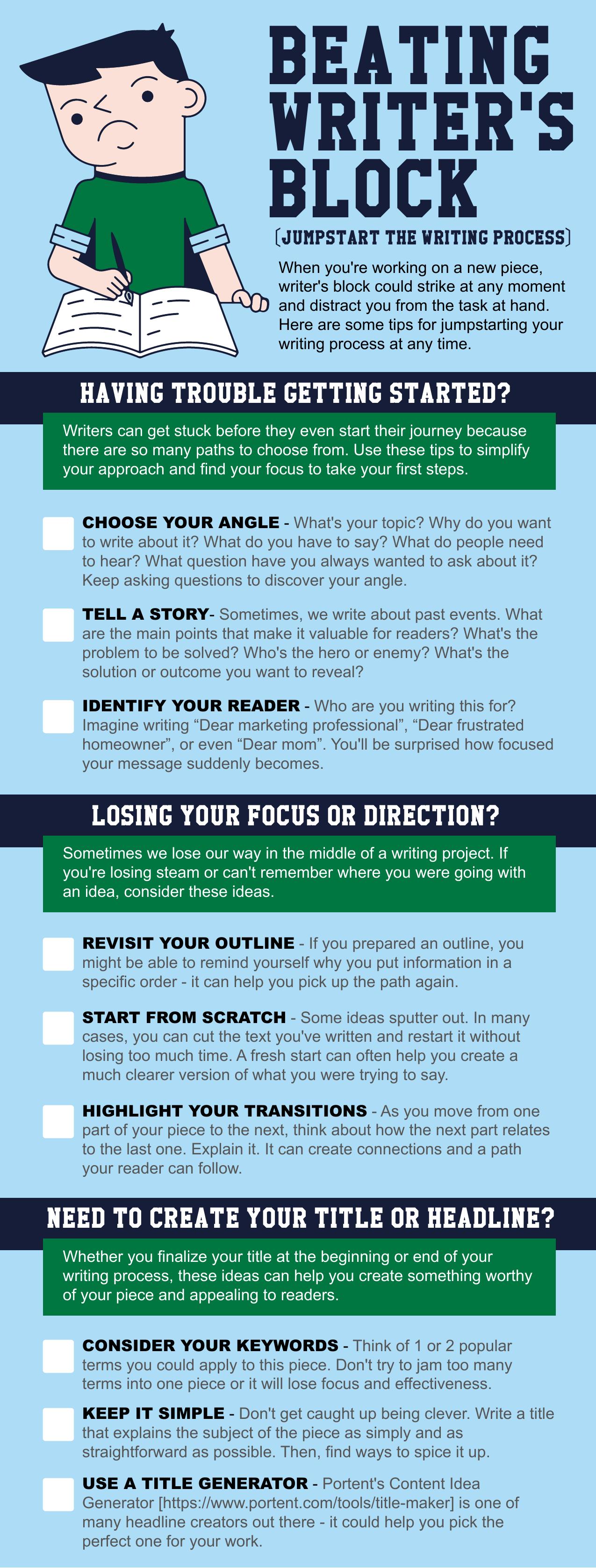 Beating Writers Block by Beating writer's block (Jumpstart the writing process).pdf