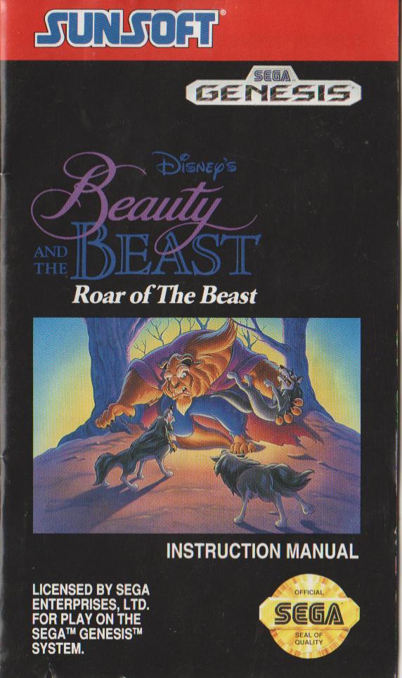 Beauty and the Beast Roar of the Beast Disney's (U) by Unknown