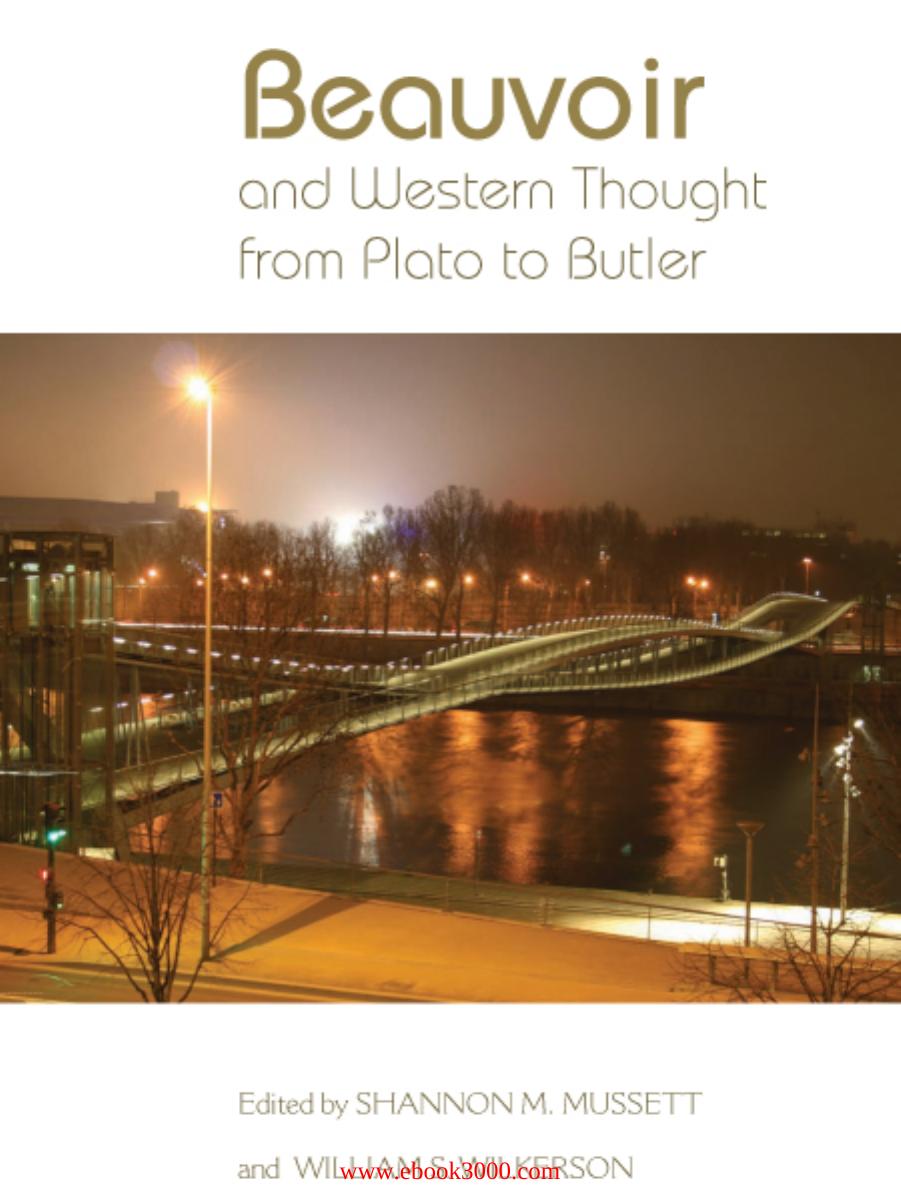 Beauvoir and Western Thought from Plato to Butler by Unknow