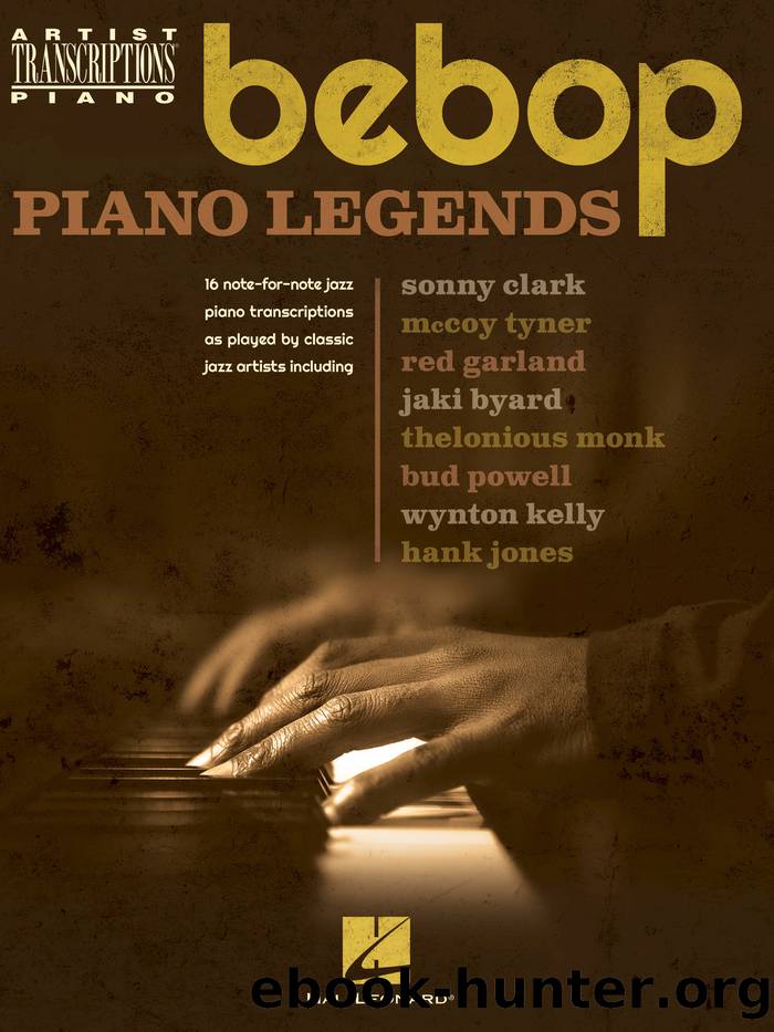 Bebop Piano Legends by Hal Leonard Corp