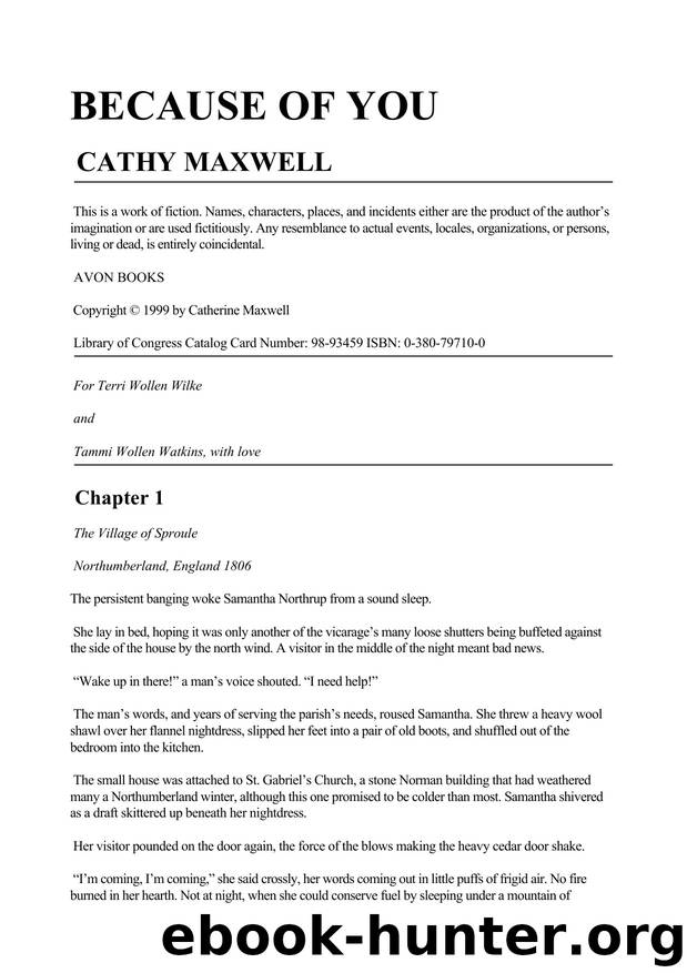 Because Of You by Cathy Maxwell - 04