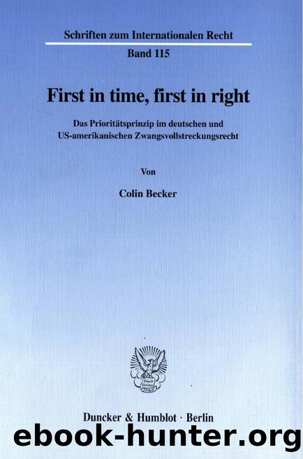 Becker by First in time first in right (9783428499830)