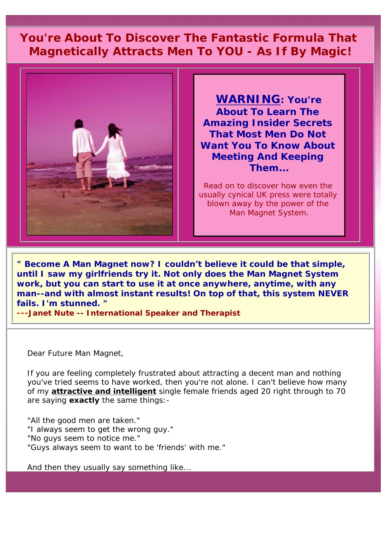 Become A Man Magnet! by Best of Kuszter's Collection