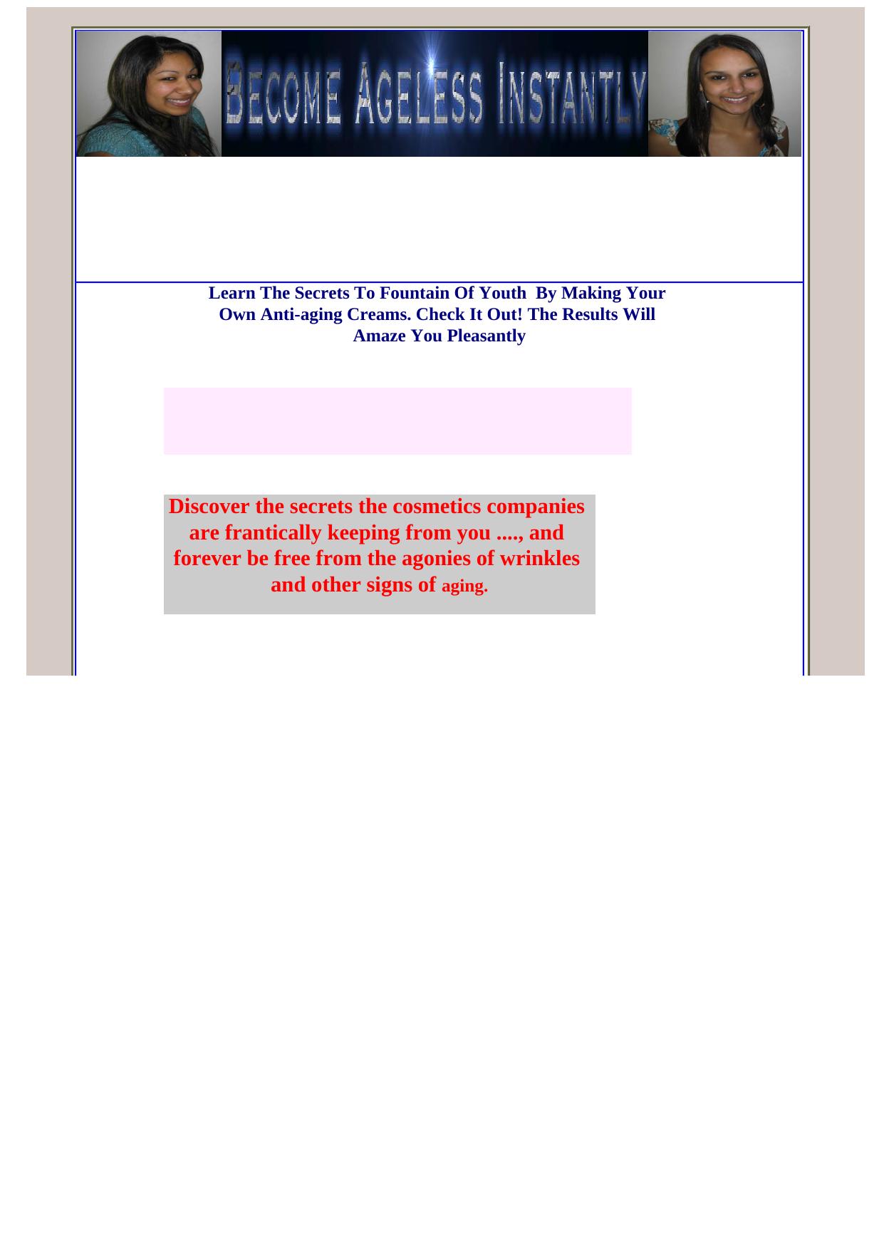 Become Ageless Instantly. by Best of Kuszter's Collection