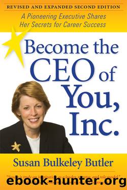Become the CEO of You, Inc. by Butler Susan Bulkeley;