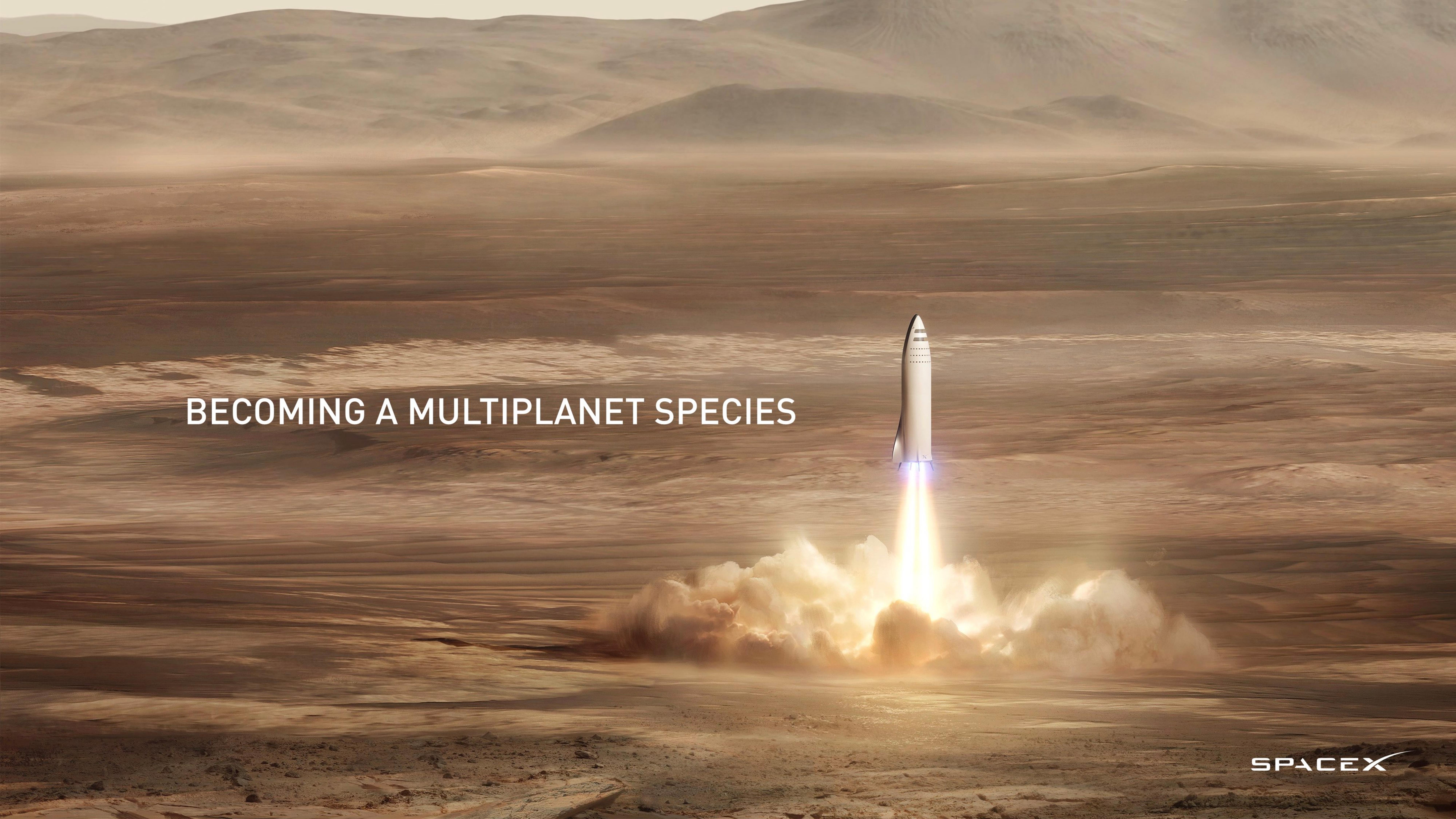 Becoming a Multiplanet Species - SpaceX by SpaceX