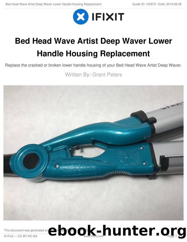 Bed Head Wave Artist Deep Waver Lower Handle Housing Replacement by Unknown