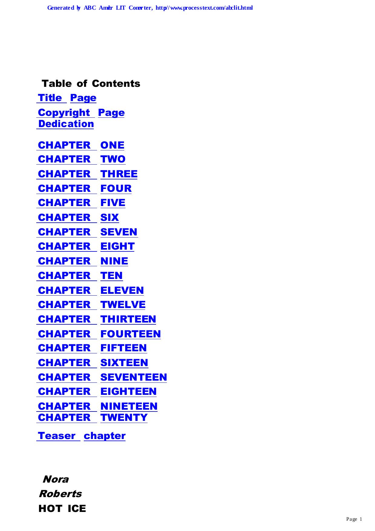 Bed of Roses by Nora Roberts by Unknown