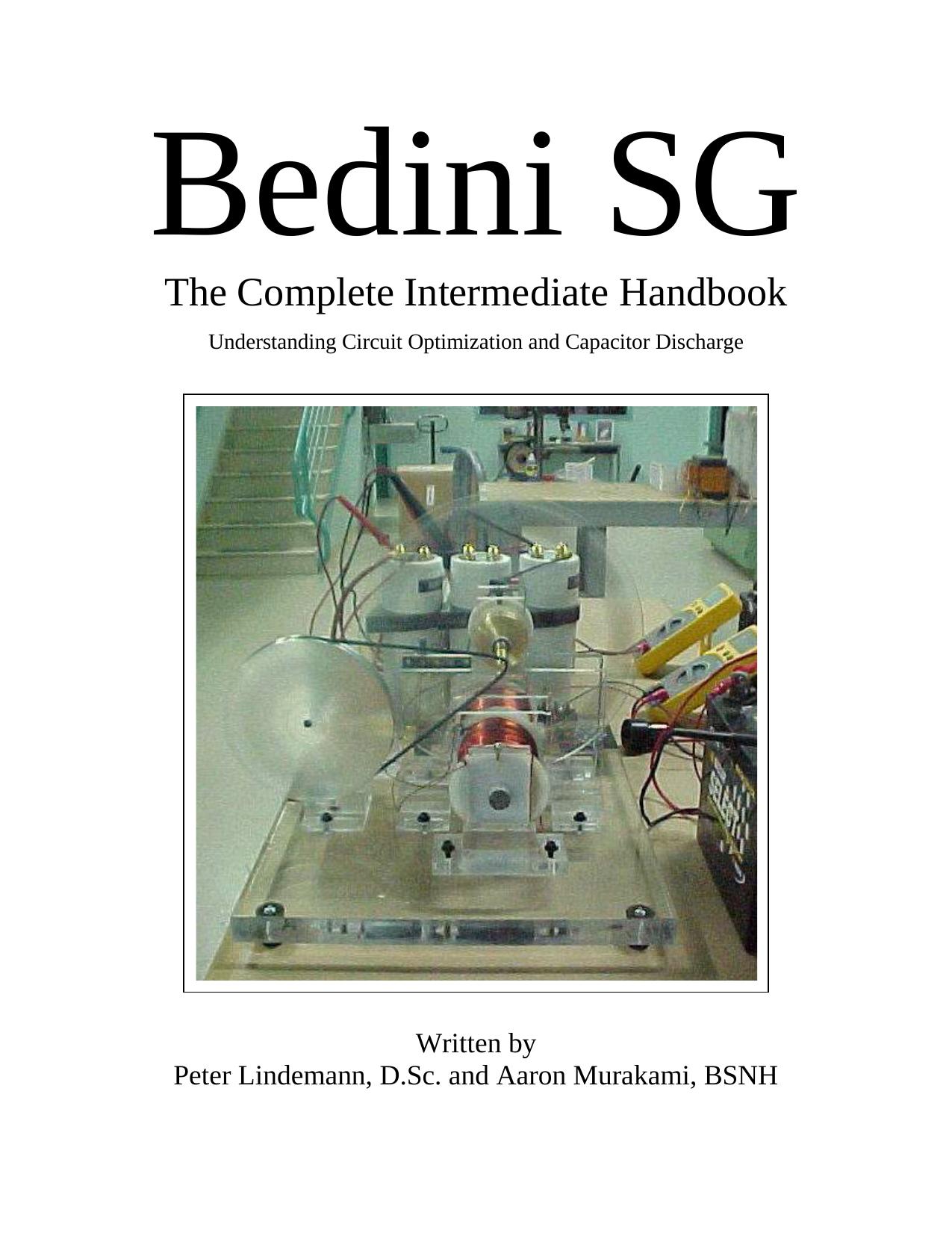 Bedini SG the complete Intermediate Handbook vol-2 by Unknown