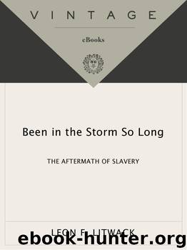 Been in the Storm So Long: The Aftermath of Slavery by Leon F. Litwack
