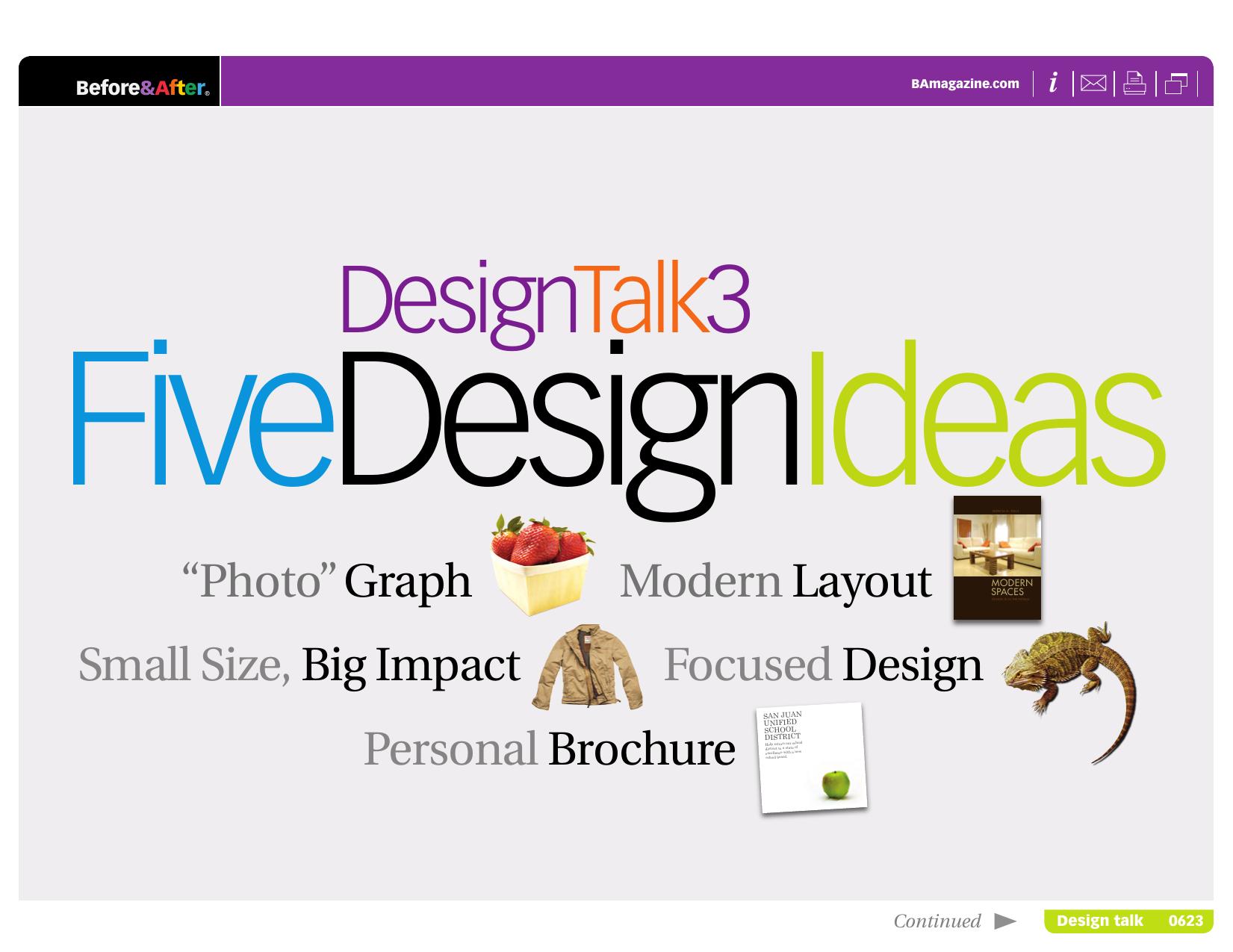 Before & After magazine | 0623 | Design Talk 3: Five Design Ideas by MR2