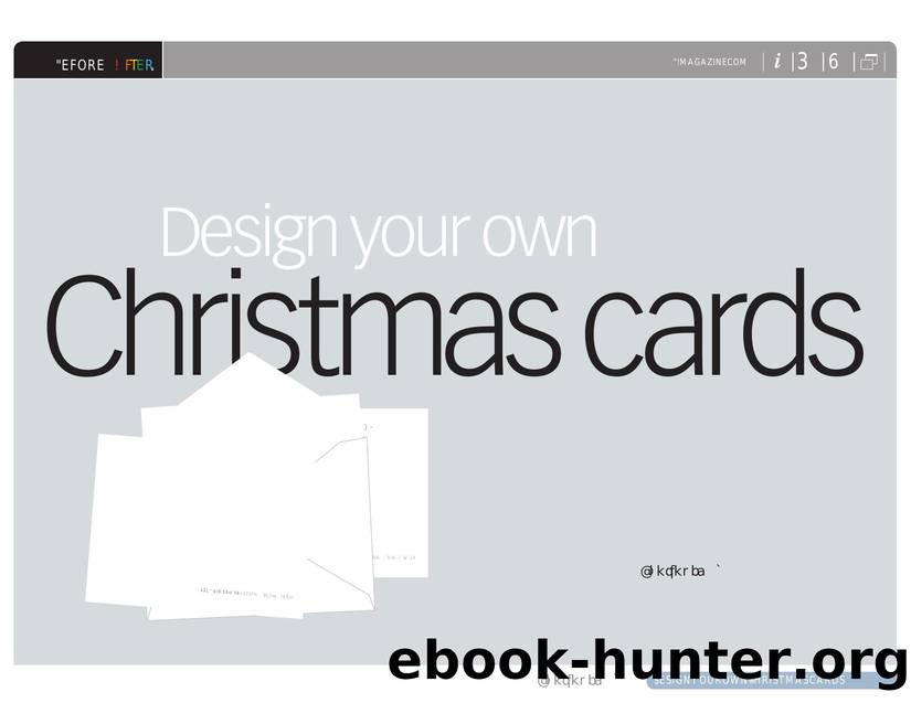 Before & After magazine | 0627 | Design your own Christmas cards by Before && After magazine