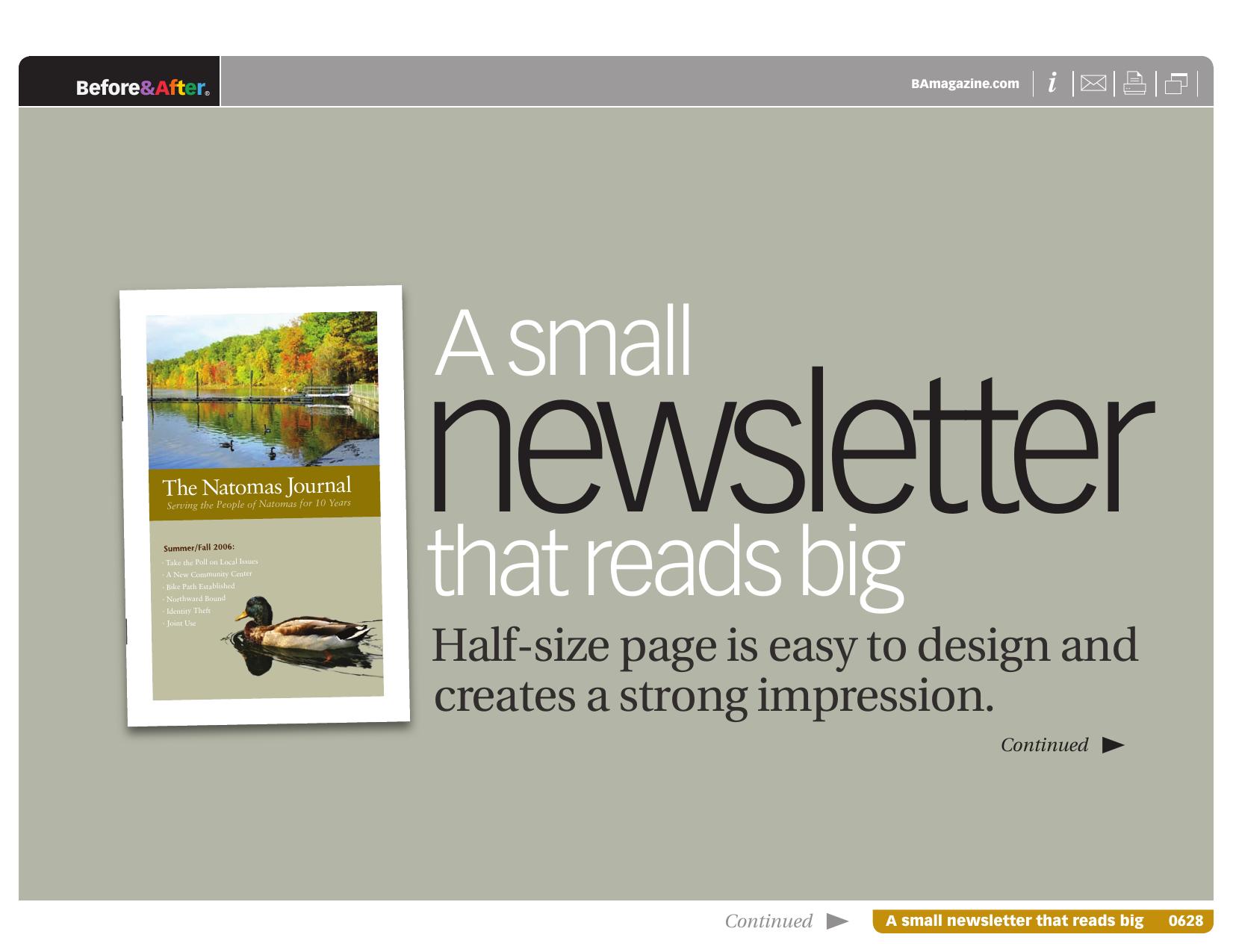 Before & After magazine | 0628 | A small newsletter that reads big by Before && After magazine