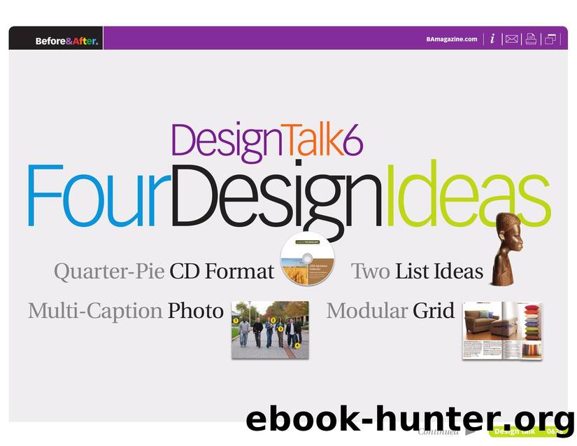 Before & After magazine | 0638 | Design Talk 6: Four Design Ideas by Before && After magazine