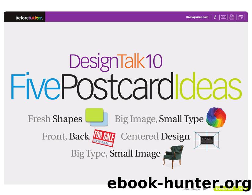 Before & After magazine | 0655 | Design Talk 10: Five Design Ideas by Before && After magazine