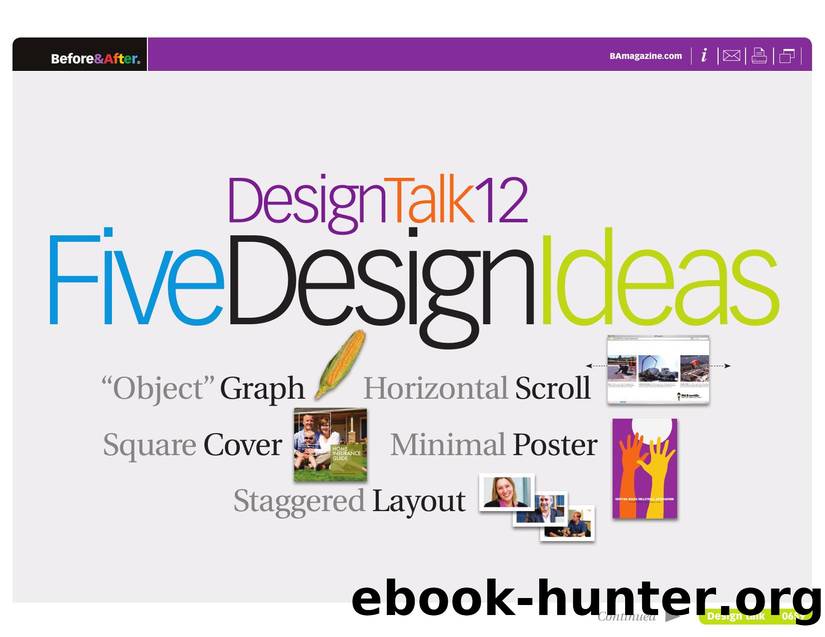 Before & After magazine | 0659 | Design Talk 12: Five Design Ideas by Before && After magazine