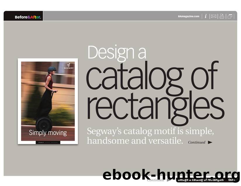 Before & After magazine | 0661 | Design a catalog of rectangles by Before && After magazine
