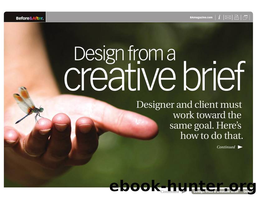 Before & After magazine | 0680 | Design from a creative brief by Before && After magazine