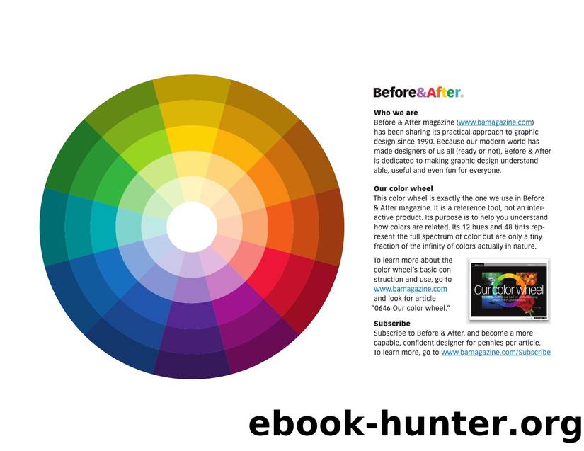 Before & After magazine | Our color wheel by Before && After magazine