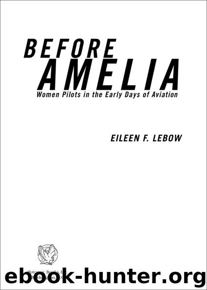 Before Amelia by Eileen F. Lebow