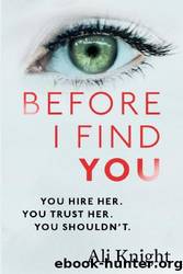 Before I Find You by Ali Knight