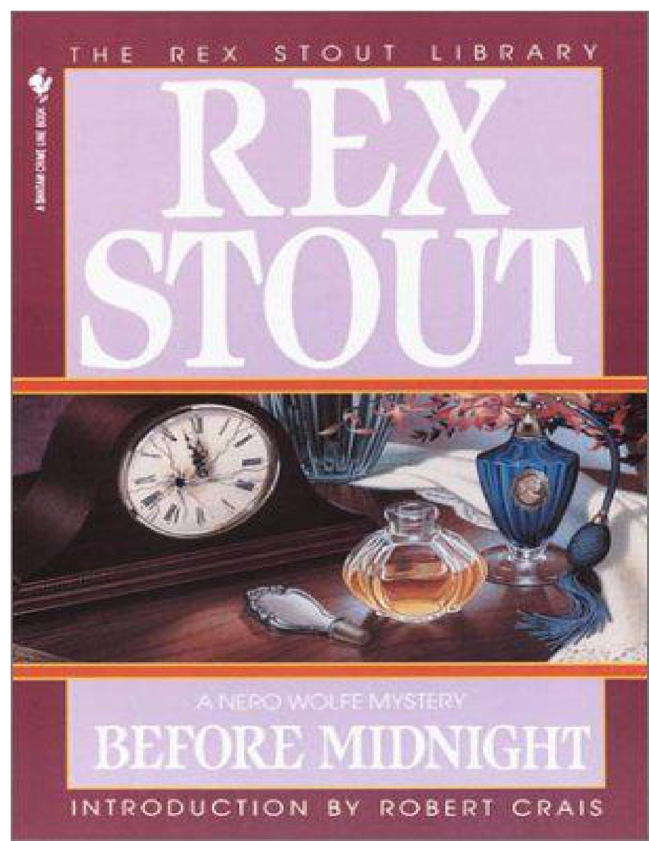 Before Midnight by Rex Stout