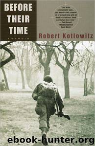 Before Their Time: A Memoir by Robert Kotlowitz