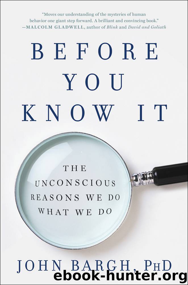 Before You Know It by John Bargh