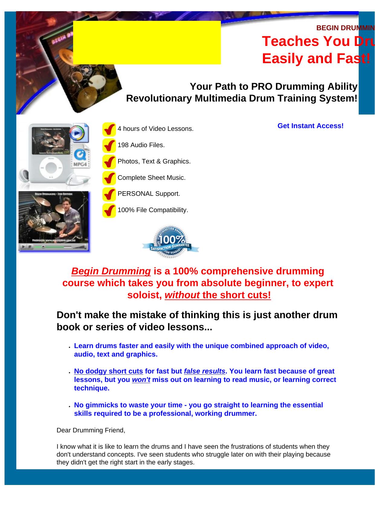 Begin Drumming. by Best of Kuszter's Collection