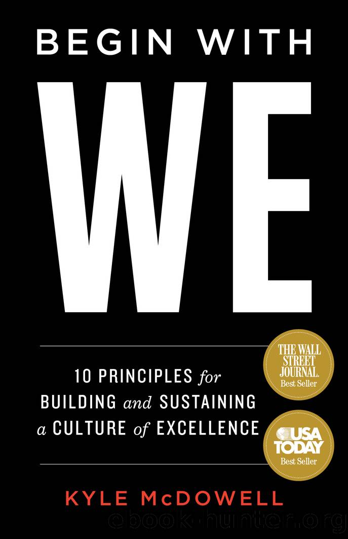 Begin With WE by Kyle McDowell