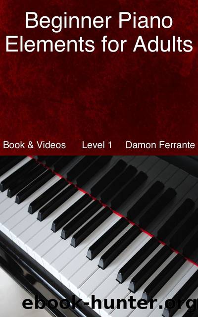 Beginner Piano Elements for Adults: Teach Yourself to Play Piano, Step-By-Step Guide to Get You Started, Level 1 (Book & Videos) by Ferrante Damon