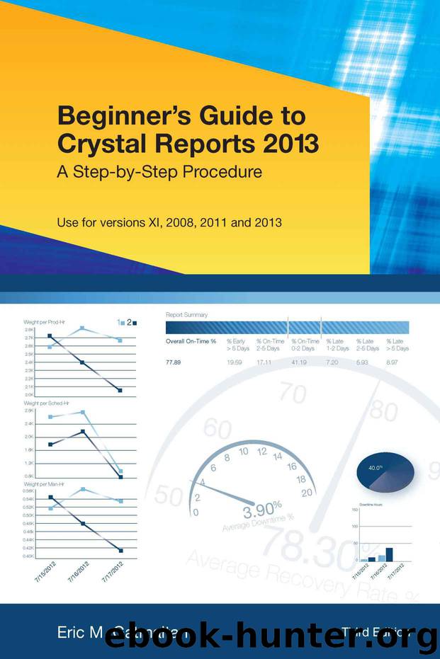 Beginner's Guide to Crystal Reports 2013: A Step-by-Step Procedure by Eric Gatmaitan