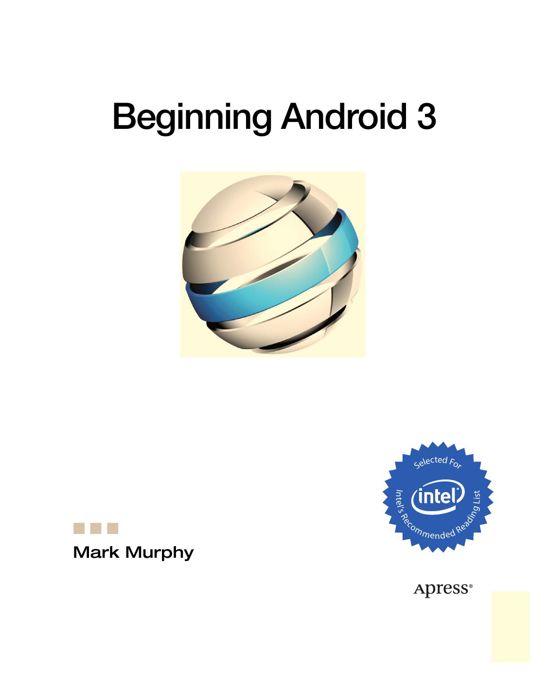 Beginning Android 3 by Mark Murphy
