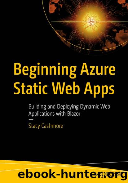 Beginning Azure Static Web Apps by Stacy Cashmore