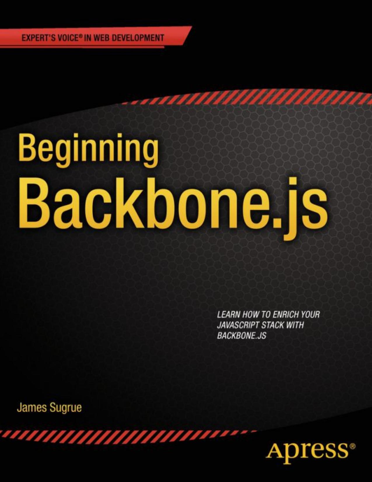 Beginning Backbone.js by James Sugrue