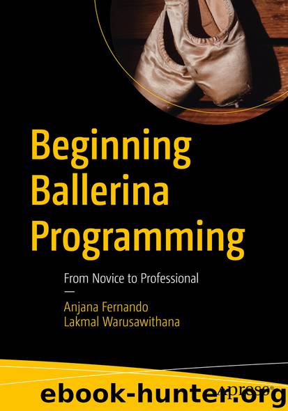 Beginning Ballerina Programming by Anjana Fernando & Lakmal Warusawithana