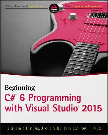 Beginning C# 6.0 Programming with Visual Studio 2015 by Hammer Jacob Vibe & Reid Jon D