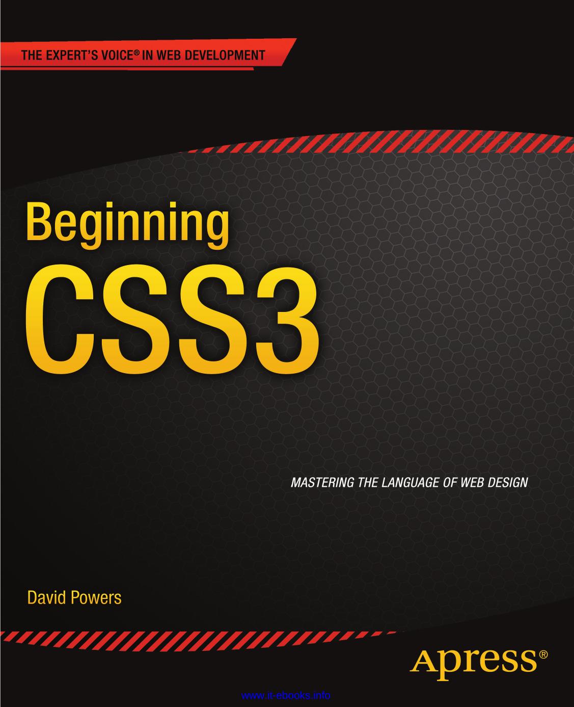Beginning CSS3 by David Powers