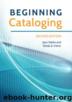 Beginning Cataloging by Jean Weihs