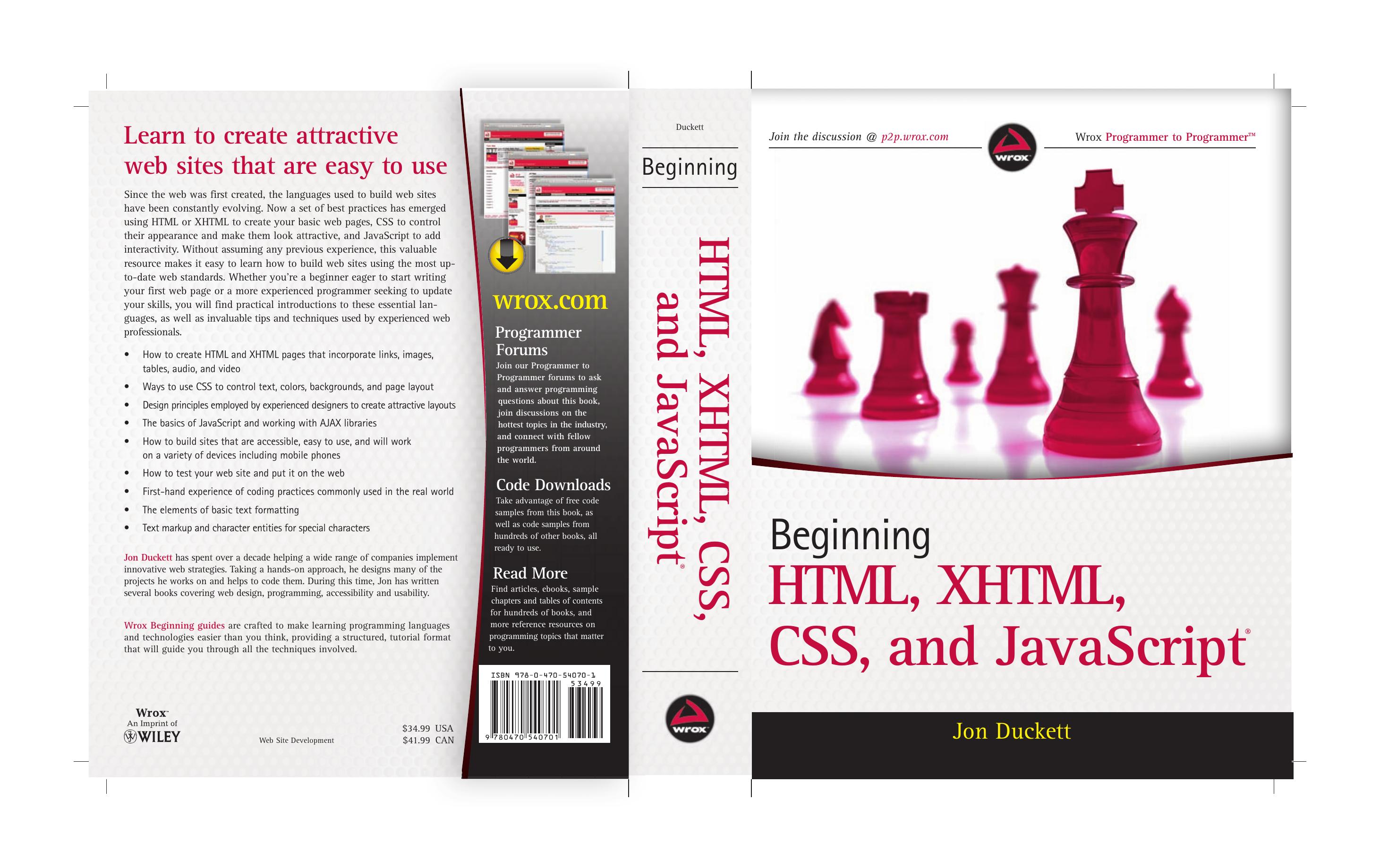 Beginning HTML, XHTML, CSS and JavaScript (Elements) by Richard York
