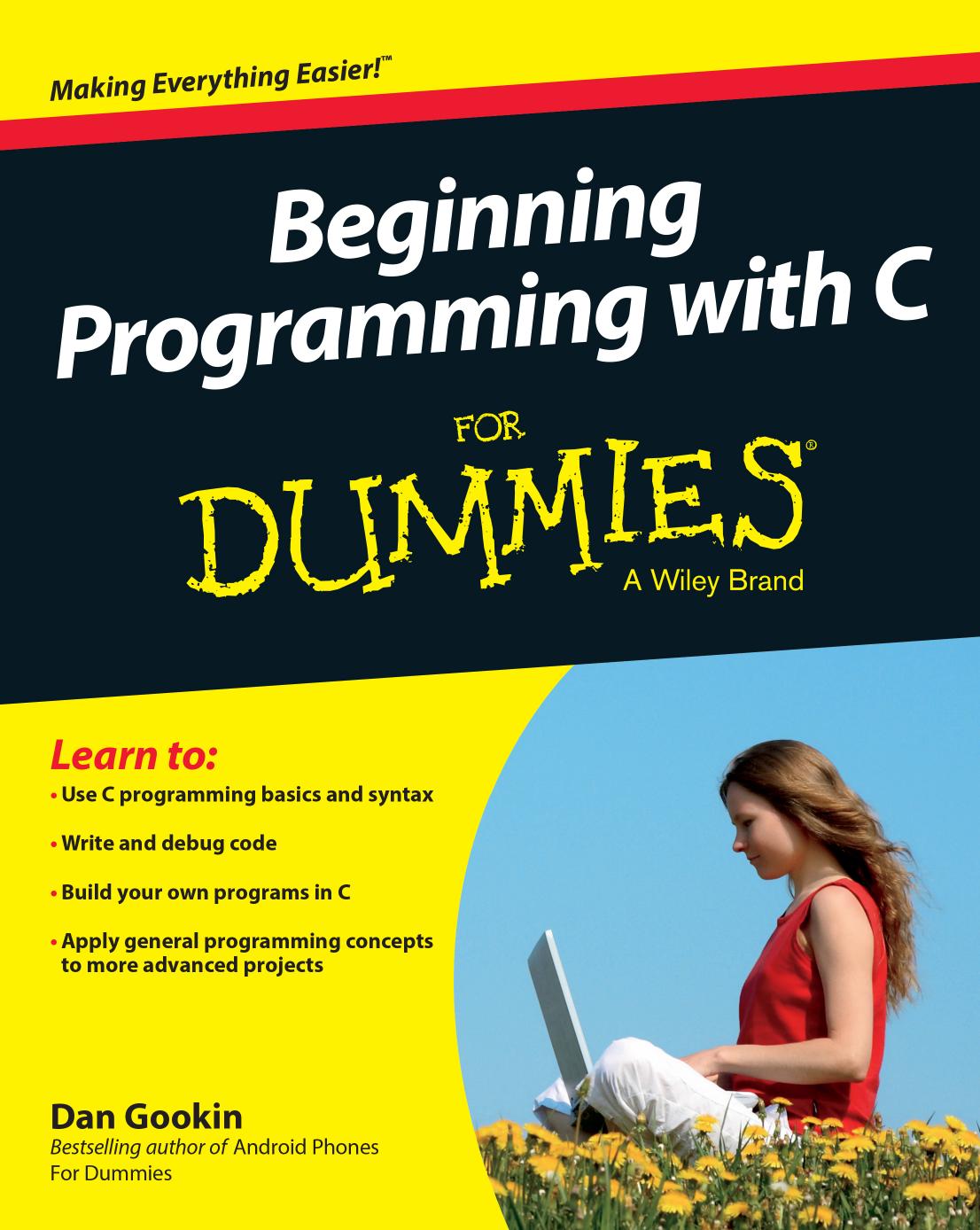 Beginning Programming with C For Dummies by Gookin Dan