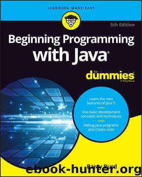 Beginning Programming with Java For Dummies (For Dummies (Computers)) by Burd Barry A
