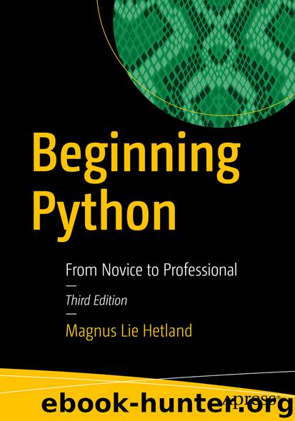 Beginning Python by Magnus Lie Hetland
