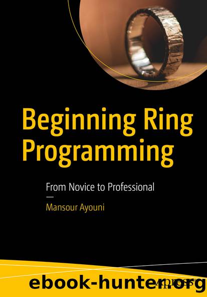 Beginning Ring Programming by Mansour Ayouni