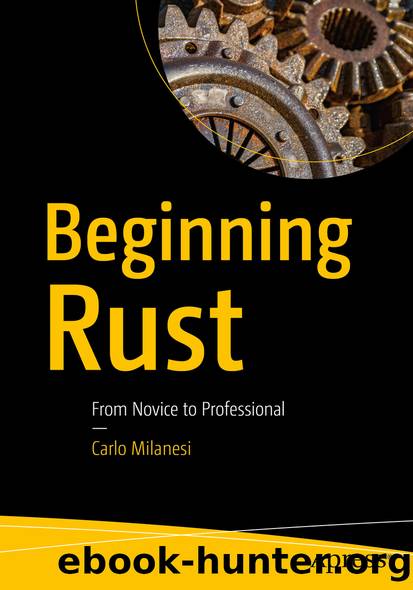 Beginning Rust by Carlo Milanesi