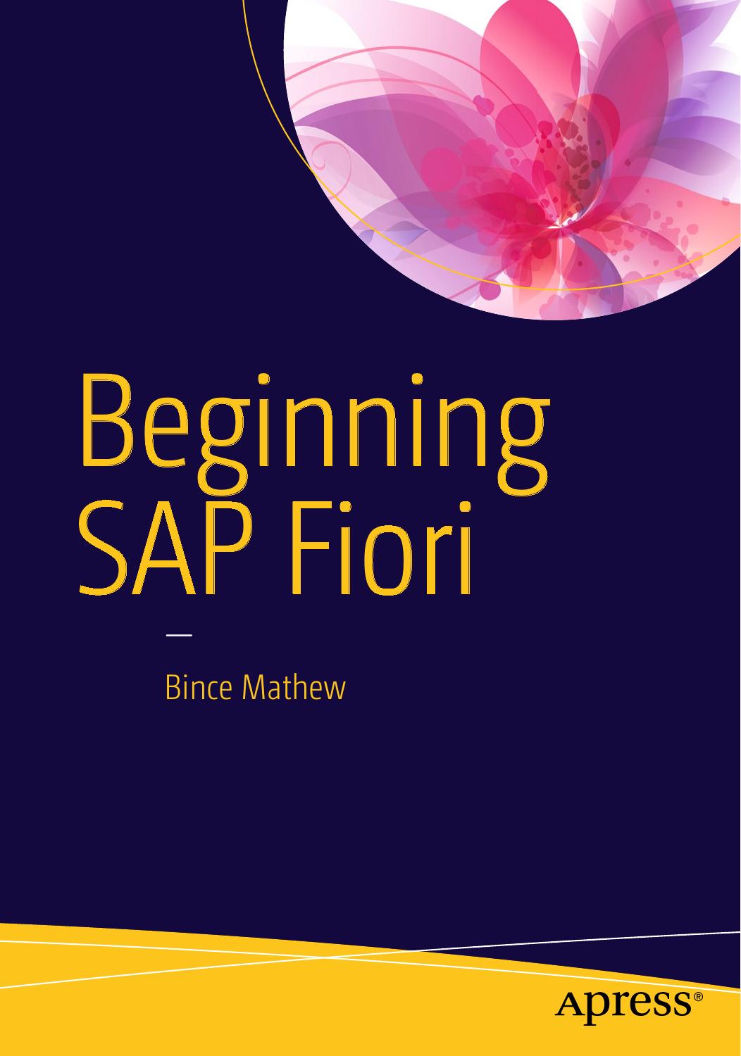 Beginning SAP Fiori by Bince Mathew