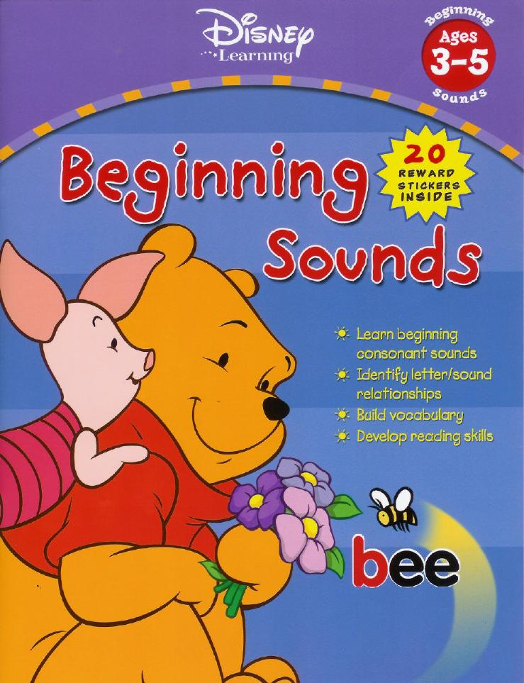 Beginning Sounds (Pooh Early Skills Workbooks) by Disney Learning