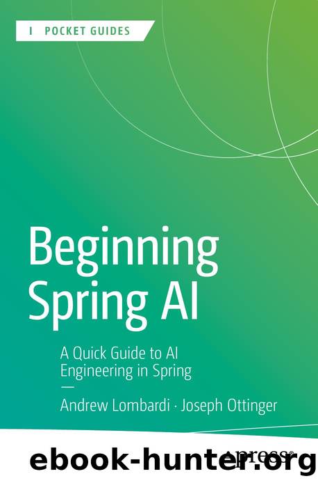 Beginning Spring AI by Unknown