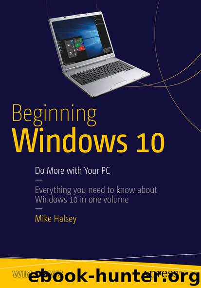 Beginning Windows 10 by Mike Halsey